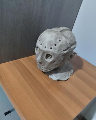 Scultura maschera venerdi' 13