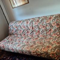 Divano letto con rete e materasso