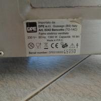 fornetto elettrico ventilato bencotto