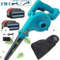 Soffiatore aspiratore a 2 batterie multiuso