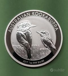 Australia -Kookaburra argento PROOF -anno 2017