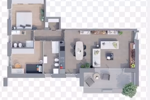 Luminoso trilocale in zona Angera (VA)