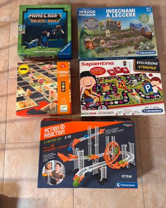 vari giochi da tavolo per bambini