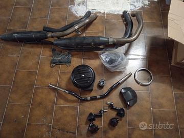 marmitta completa harley davidson 883 più ricambi