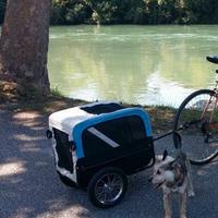 Carrello bicicletta per cani