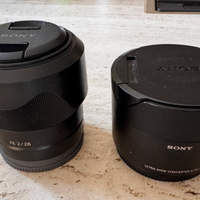 Obiettivo Sony FE 28mm f/2 + adattatore 21mm