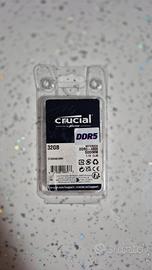 Crucial RAM DDR5 32GB 4800MHz SODIMM