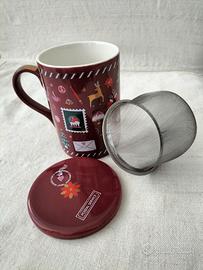 Tazza con coperchio e infusiera di Neavita, nuova
