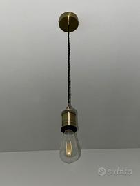 Lampada da soffitto stile vintage industriale