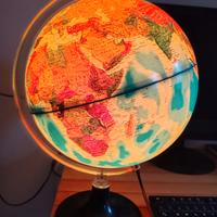 mappamondo fisico politico