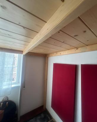 Letto a soppalco artigianale