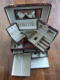 Grande beauty case da viaggio portagioie