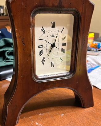 Orologio da tavolo cornice in legno