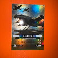 Card nuclearuro dinosauro serie alfa no lettera P