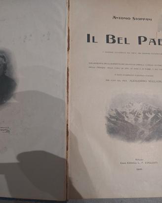 Antonio Stoppani Il bel paese Cogliati 1908 
