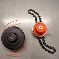 2 testine tagliaerba catena e a filo 