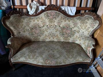 Divano vintage 3 posti - stile retrò