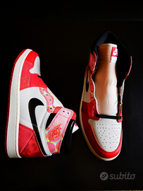 Nike air Jordan 1 high og spiderman across spider