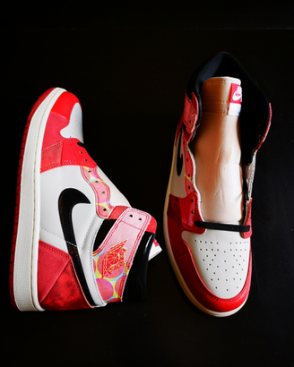 Nike air Jordan 1 high og spiderman across spider