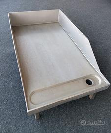 Piastra liscia di cottura per barbecue e caminetti