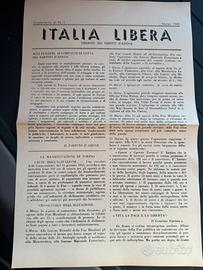 Italia Libera-Stampa clandestina 1,marzo 1943