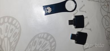 Chiavetta usb HUAWEY 128 gb NUOVA,più adattatori