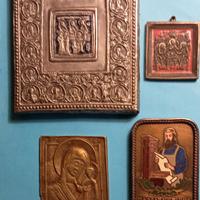 LOTTO DI 4 PICCOLE ICONE