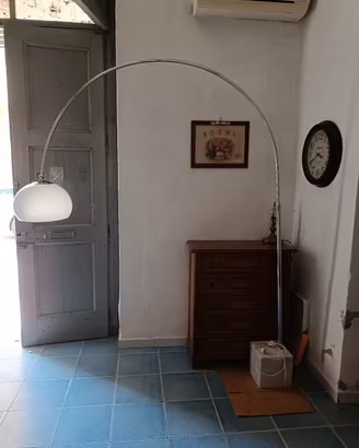 lampada ad arco Guzzini vintage 