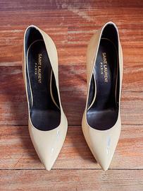 Yves Saint Laurent tacchi rosa lucido pre owned