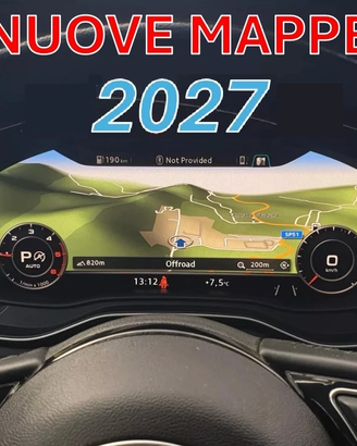 AGGIORNAMENTO MAPPE 2027 AUDI