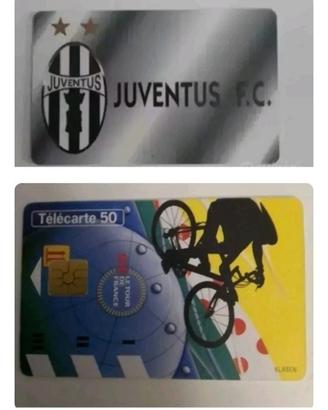 Schede telefoniche Juventus e Tour de France 