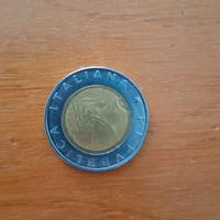 500 lire del 1995 con errore di conio