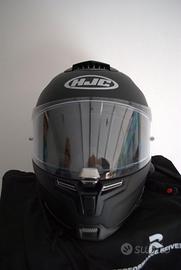 Casco Integrale Rpha 70 HJC nero + interfono Cardo