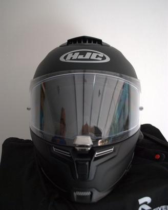 Casco Integrale Rpha 70 HJC nero + interfono Cardo