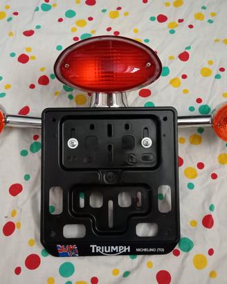 Portatarga completo Triumph Bonneville 