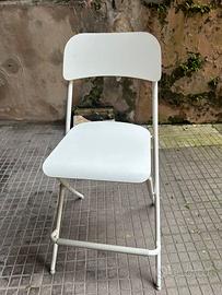 Sgabello alto bianco marca ikea