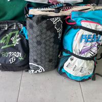 vele kitesurf+tavola+barre