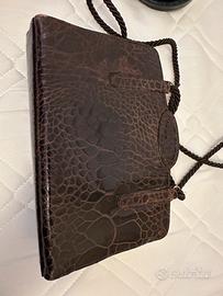 Borsa donna in coccodrillo