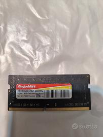 memoria RAM 8 giga ddr4 