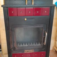 stufa a legna lincar con bocca fuoco grande