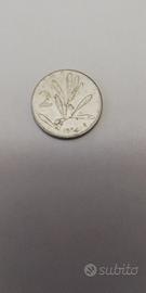 Moneta Italiana da 2 lire anno 1954 