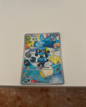 Riolu full art olografico 215/198 2023