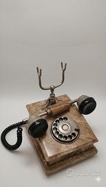 Telefono Vintage in Marmo e Ottone