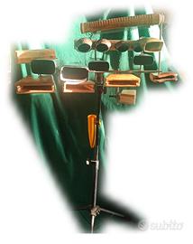 Supporto per campanacci e altre percussioni latino