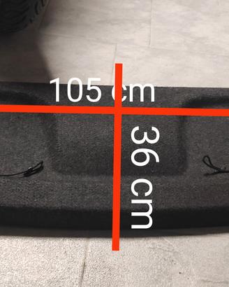 Mensola copribagagli originale per Toyota Yaris 