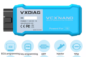 VXDIAG VCX NANO Scanner OBD2 WIFI Lettore Codici