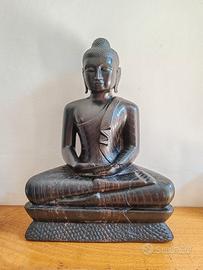 Statua Buddha in Ebano