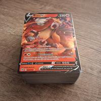 Mazzo carte Pokemon e carta Entei V