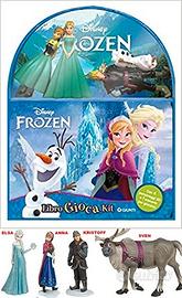 FROZEN Disney Con 4 personaggi 3D e 1 scenario per