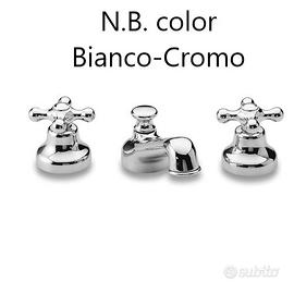 Set rubinetti GS Armonia bianco--cromo
